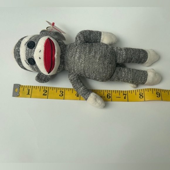 Ty beanie baby socks the sock monkey Plush - Picture 6 of 6